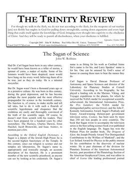 The Sagan of Science John W