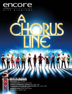 5Th Avenue a Chorus Line Encore Arts Seattle