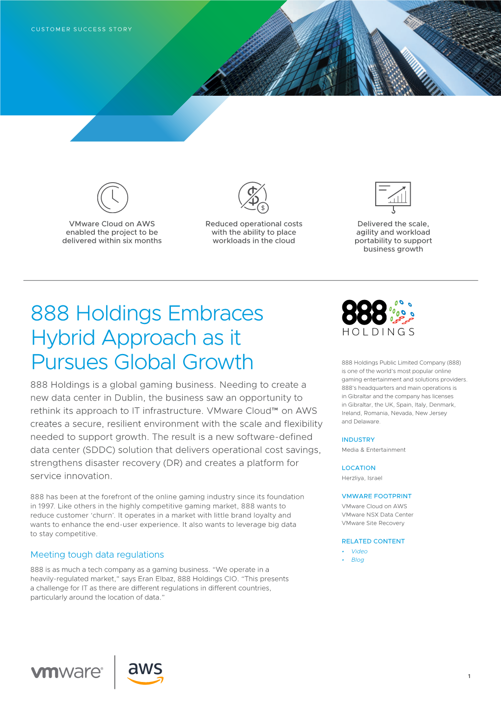 888 Holdings Embraces Hybrid Approach As It Pursues Global Growth