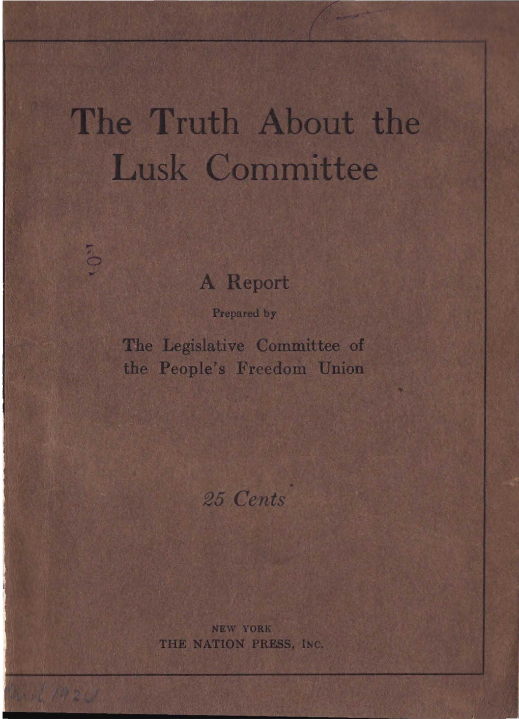 Lusk Committee