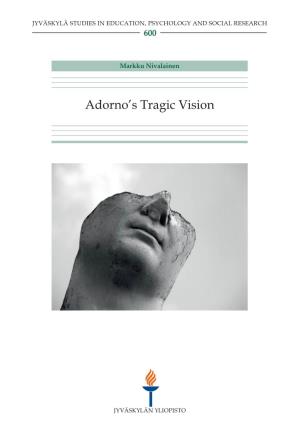 Adorno's Tragic Vision