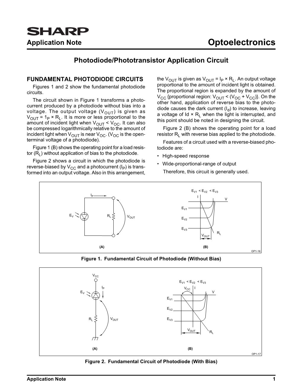 Photodiode/Phototransistor Application Circuit - DocsLib