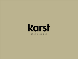 KARST-Factsheet