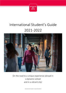 International Student's Guide 2021-2022