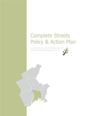 Complete Streets Policy & Action Plan