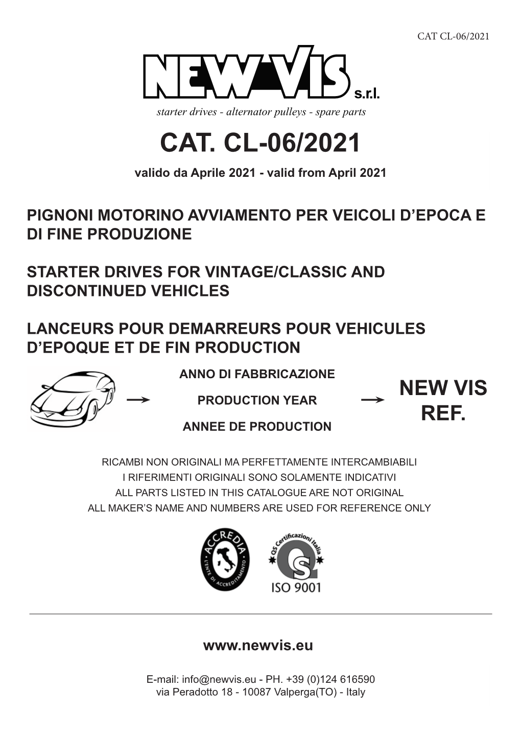 CAT. CL-06/2021 CAT.Valido Dan