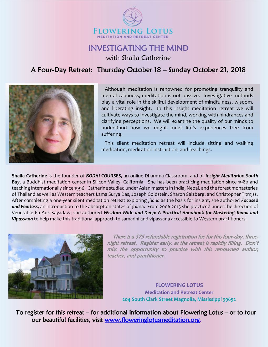 INVESTIGATING the MIND with Shaila Catherine