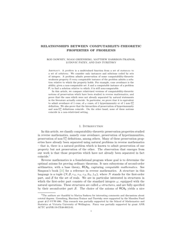 Relationships Between Computability-Theoretic Properties of Problems
