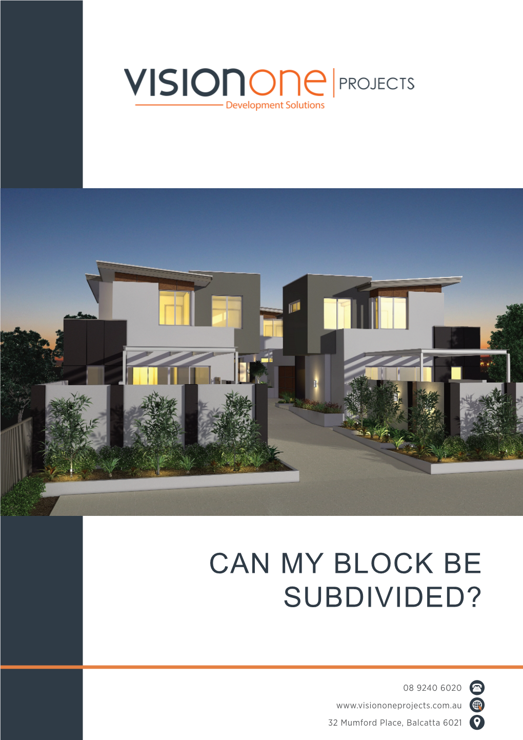 Can My Block Subdivided