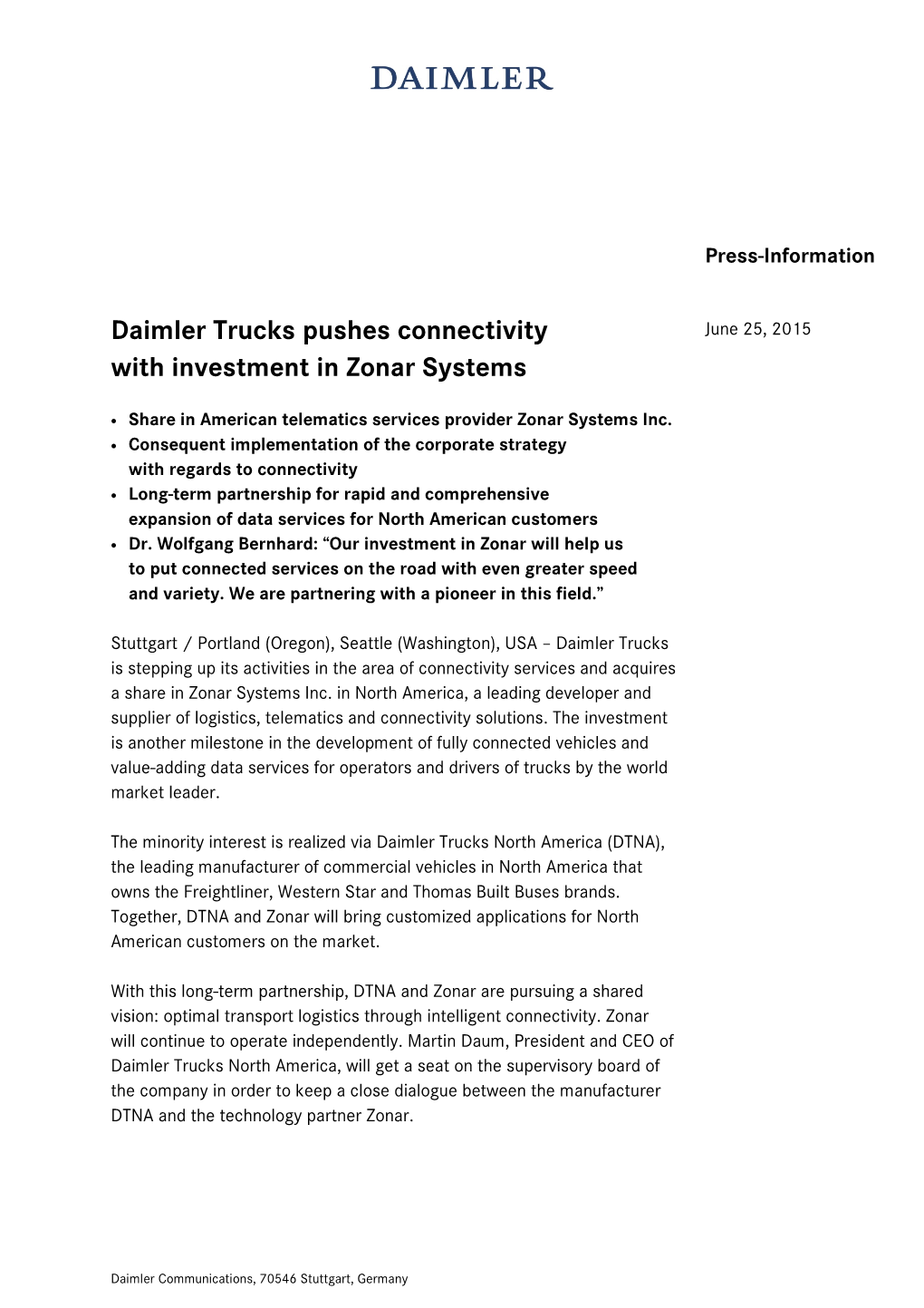 20150625 Daimler Trucks Investiert in Zonar Systems FINAL Eng