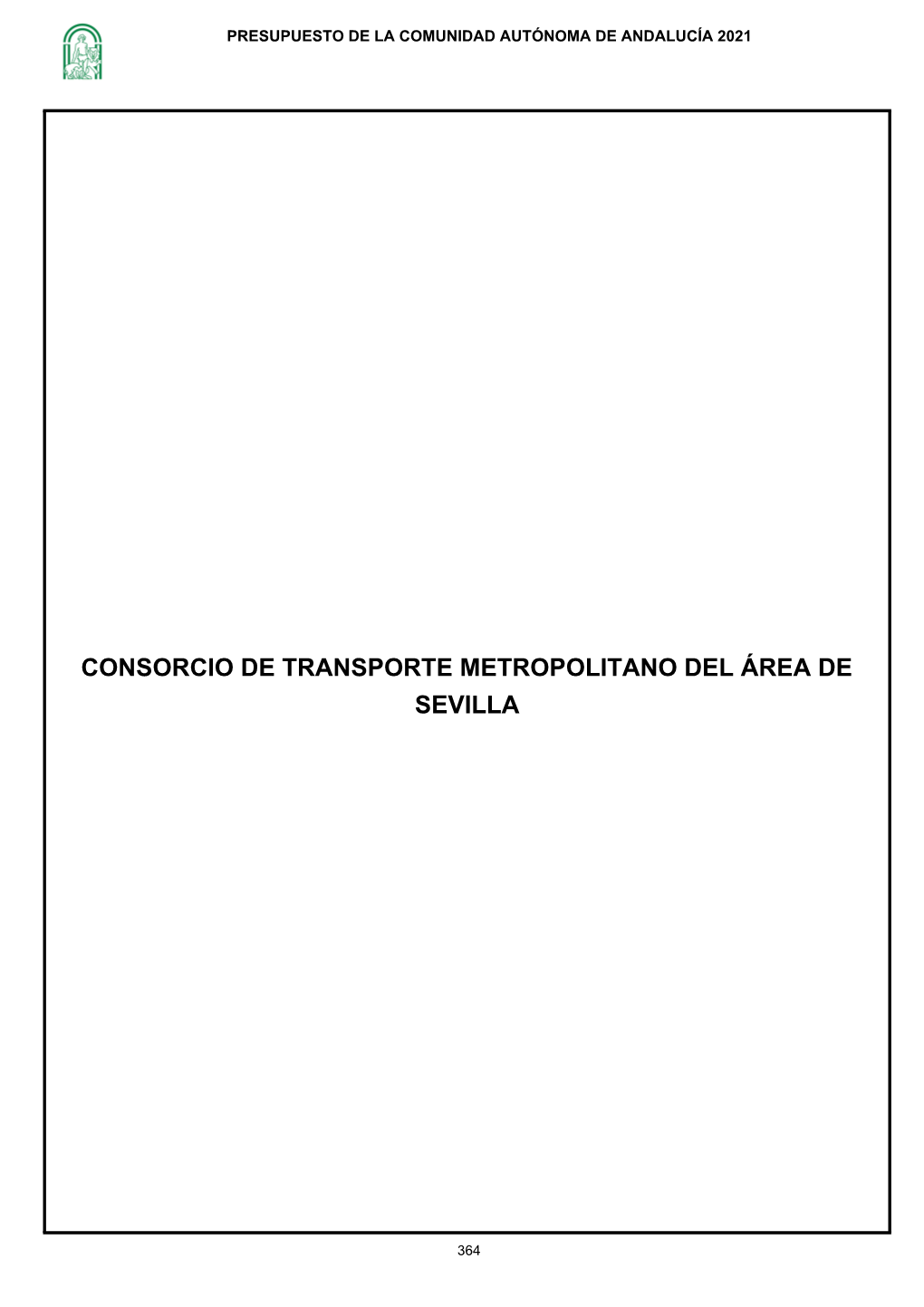 Consorcio De Transporte Metropolitano Del Área De Sevilla