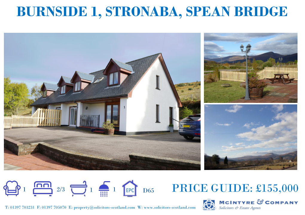 Burnside 1, Stronaba, Spean Bridge