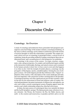 Discursive Order