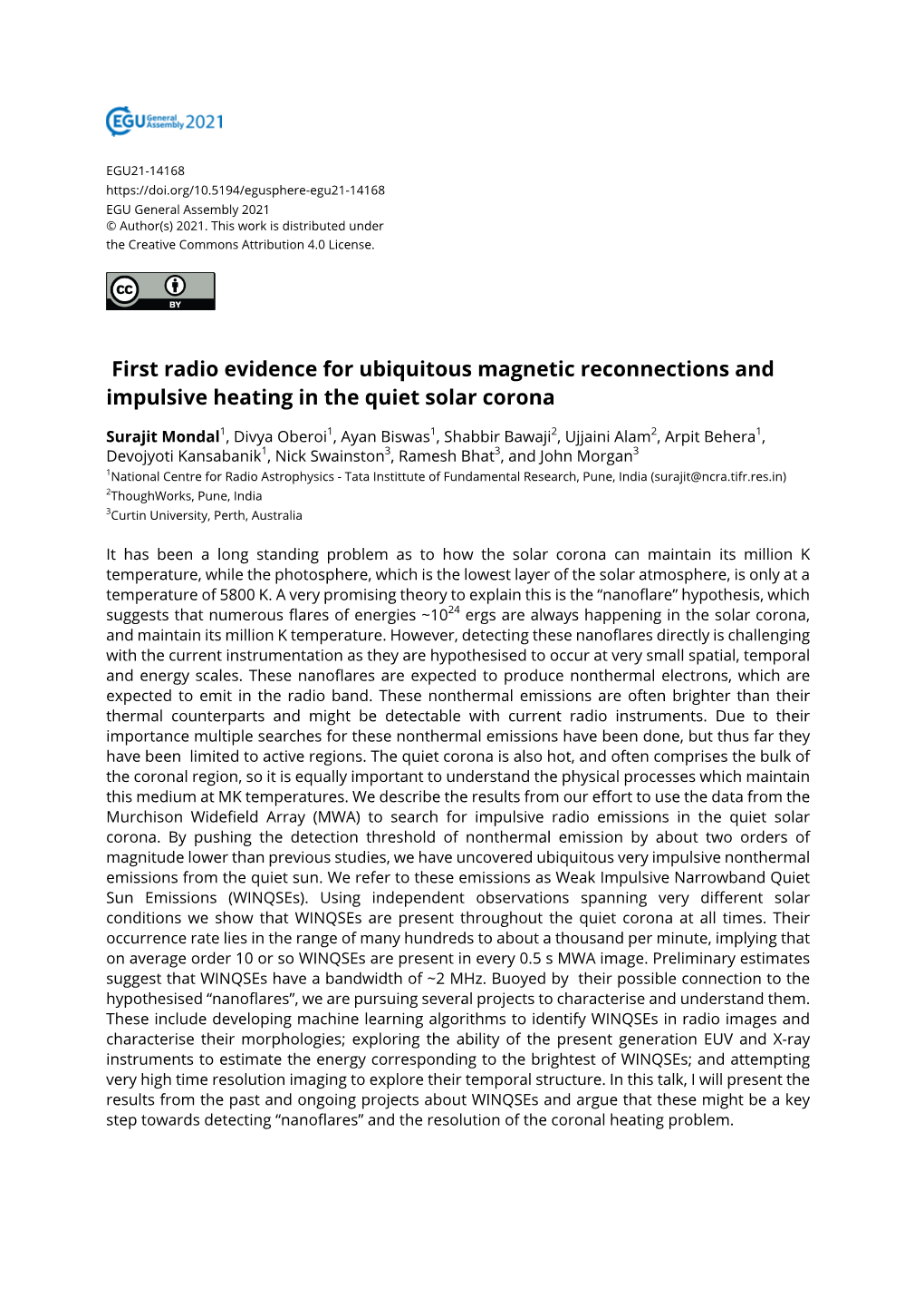 First Radio Evidence for Ubiquitous Magnetic Reconnections and Impulsive Heating in the Quiet Solar Corona