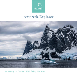 Antarctic Explorer