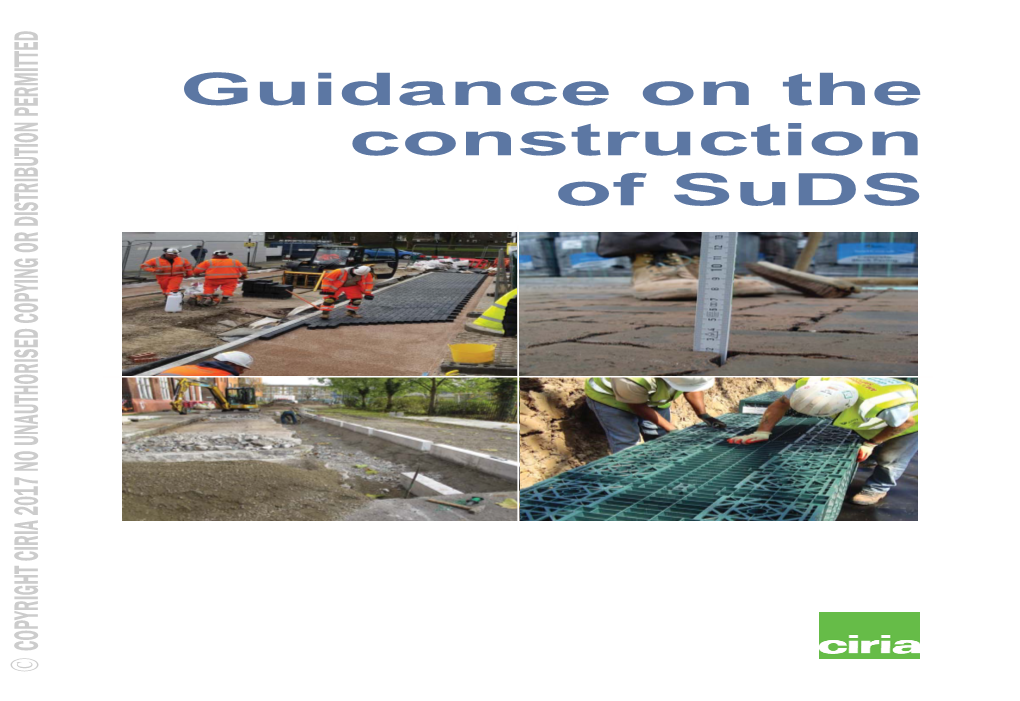 CIRIA C768 Guidance on the Construction of Suds