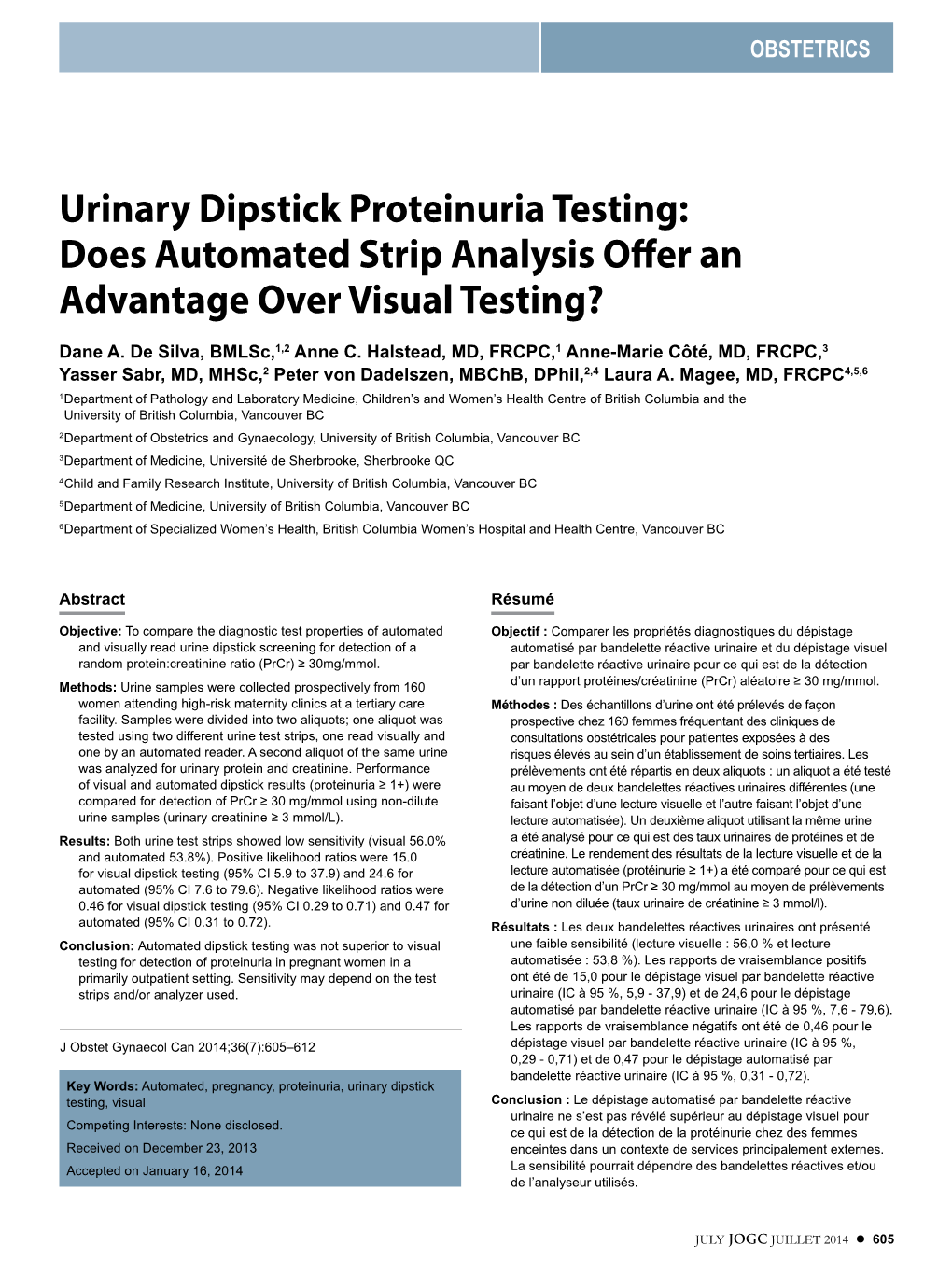 Urinary Dipstick Proteinuria Testing: Does Automated Strip Analysis Offer an Advantage Over Visual Testing?