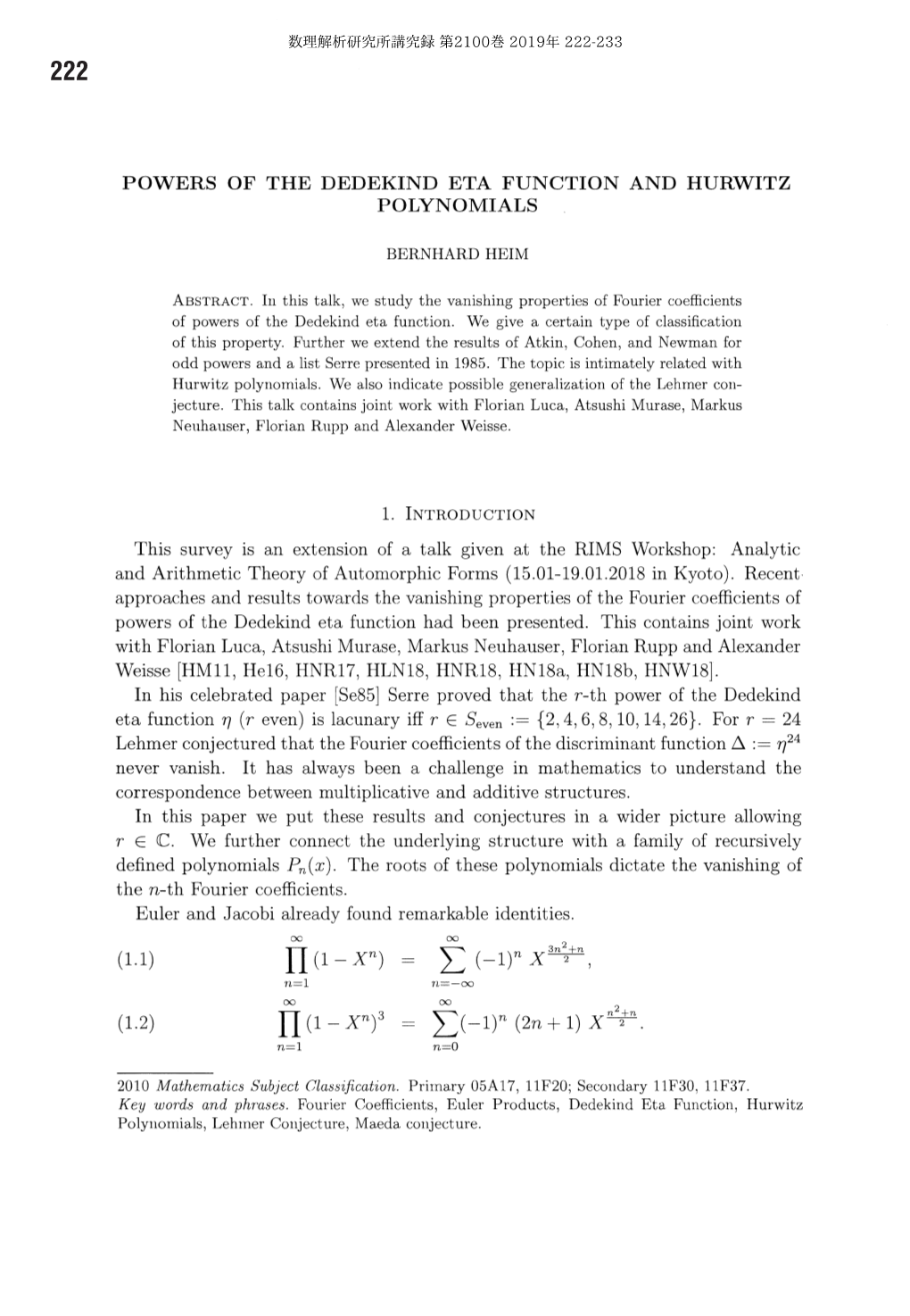 Powers of the Dedekind Eta Function and Hurwitz Polynomials