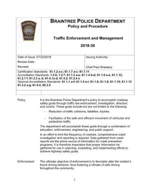 Traffic Enforcement and Management