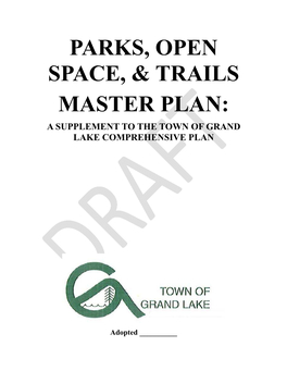 Parks, Open Space, & Trails Master Plan