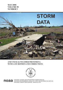 May 2008 Storm Data Publication