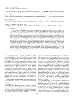 Trichodesmium&lt;/Em&gt;