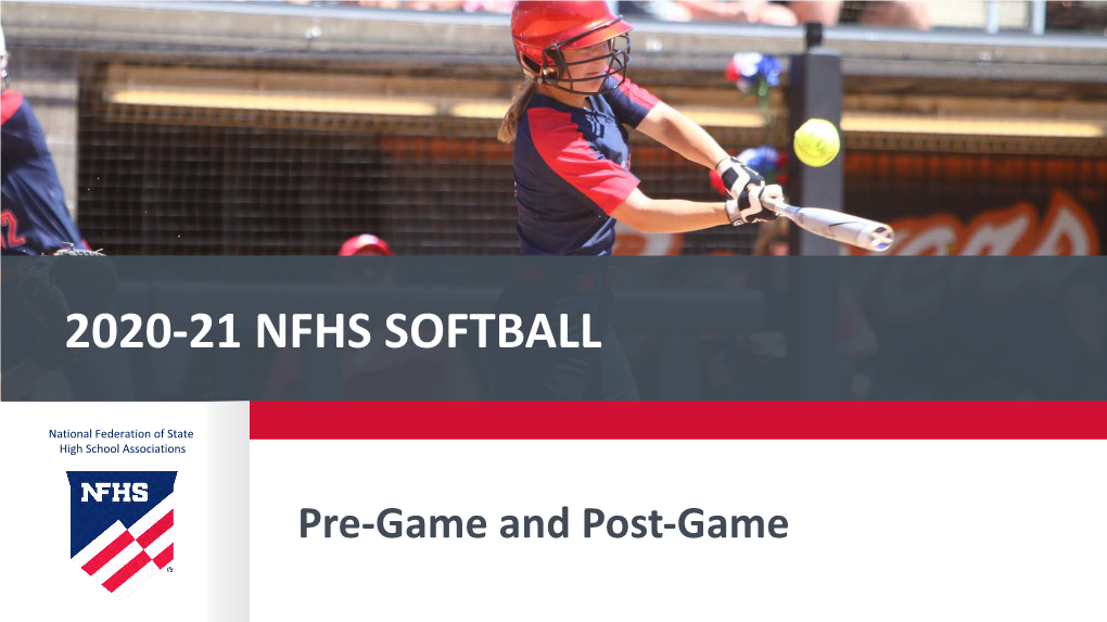 2020-21 Nfhs Softball