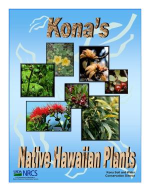 View Kona's Native Hawaiian Plants