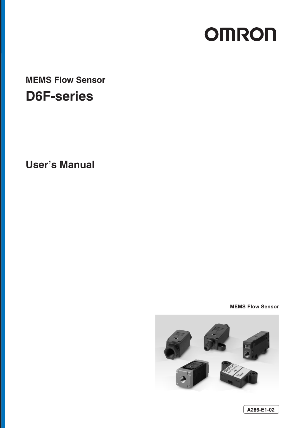 D6F-Series MEMS Flow Sensor User's Manual