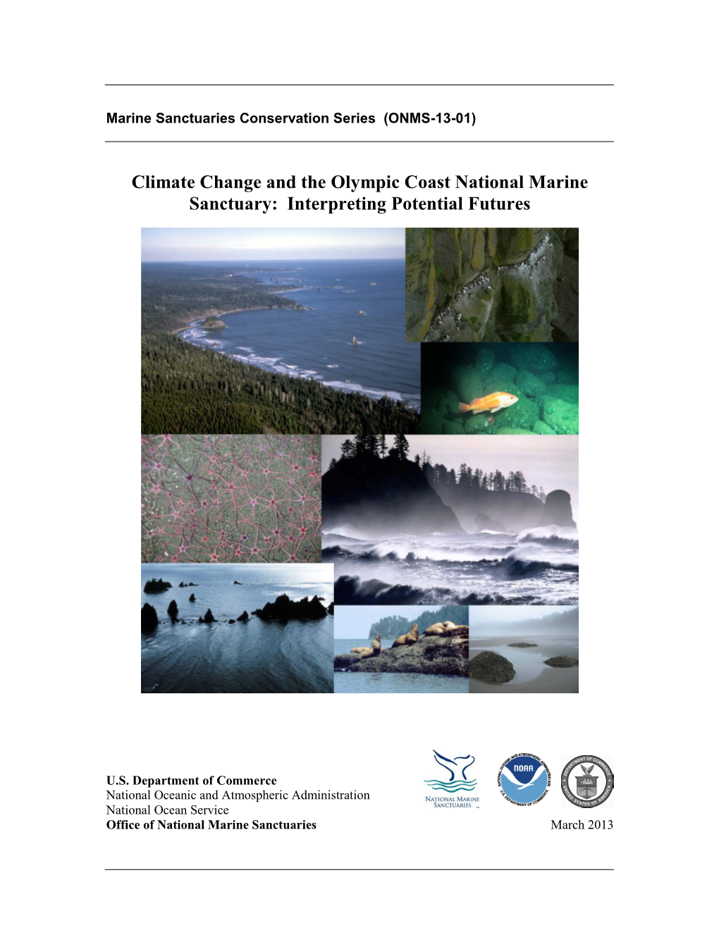 Climate Change and the Olympic Coast National Marine Sanctuary: Interpreting Potential Futures