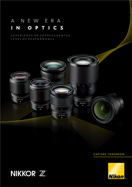 Nikon's Brochure for Z-Nikkor Lenses