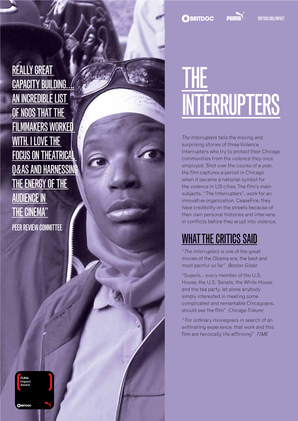 THE Interrupters Filmmakers Worked the Interrupters Tells the Moving and With