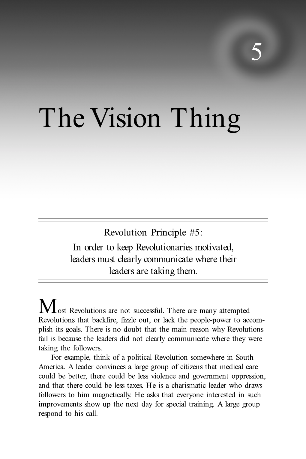 The Vision Thing