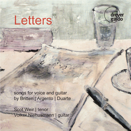 Songs for Voice and Guitar by Britten | Argento | Duarte