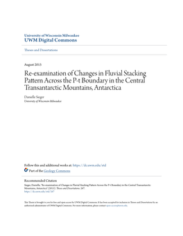 Re-Examination of Changes in Fluvial Stacking Pattern Across the P-T Boundary in the Central Transantarctic