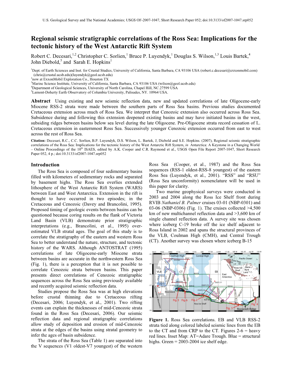 USGS Open-File Report 2007-1047, Short Research Paper