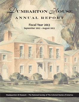 Dumbarton House Annual Report