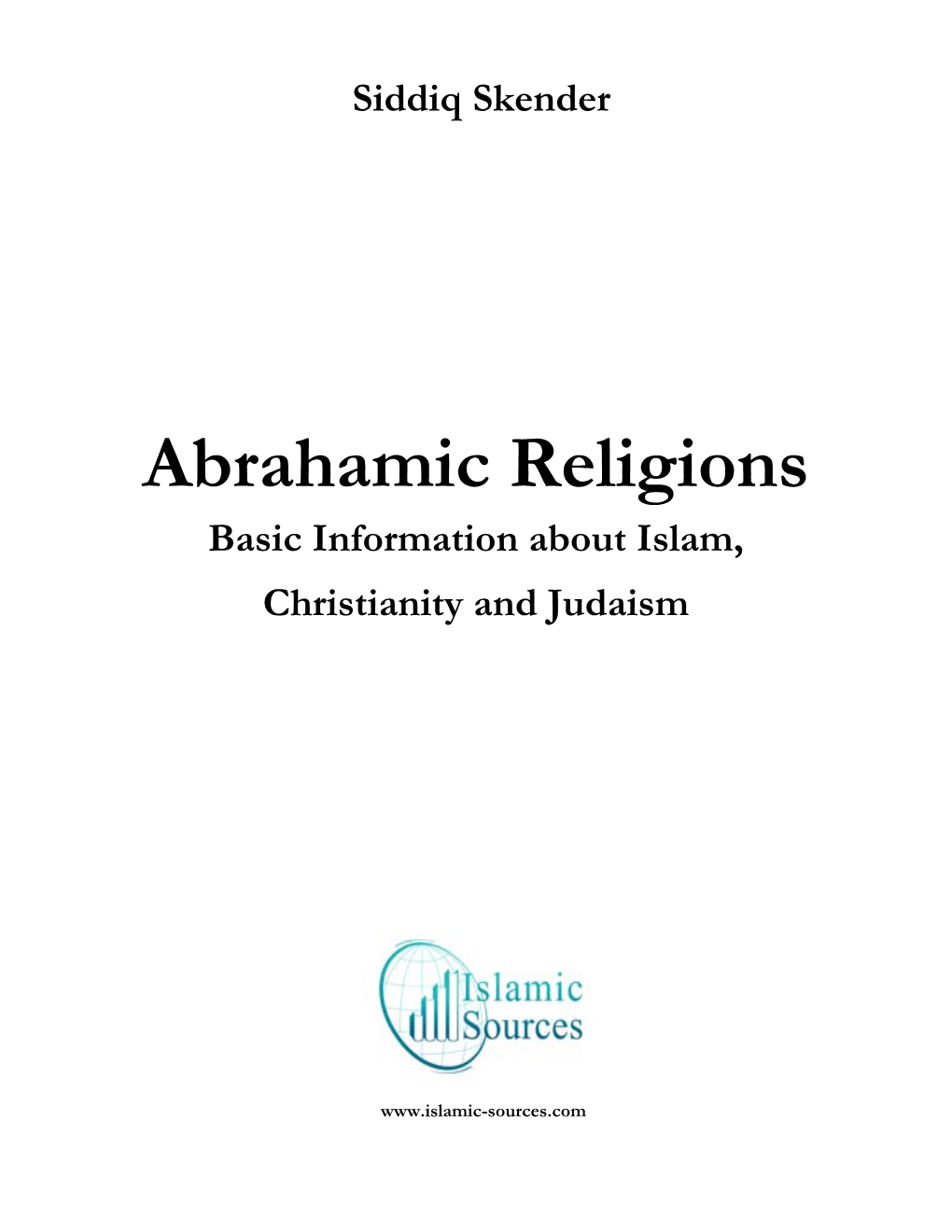 Islam, Christianity and Judaism