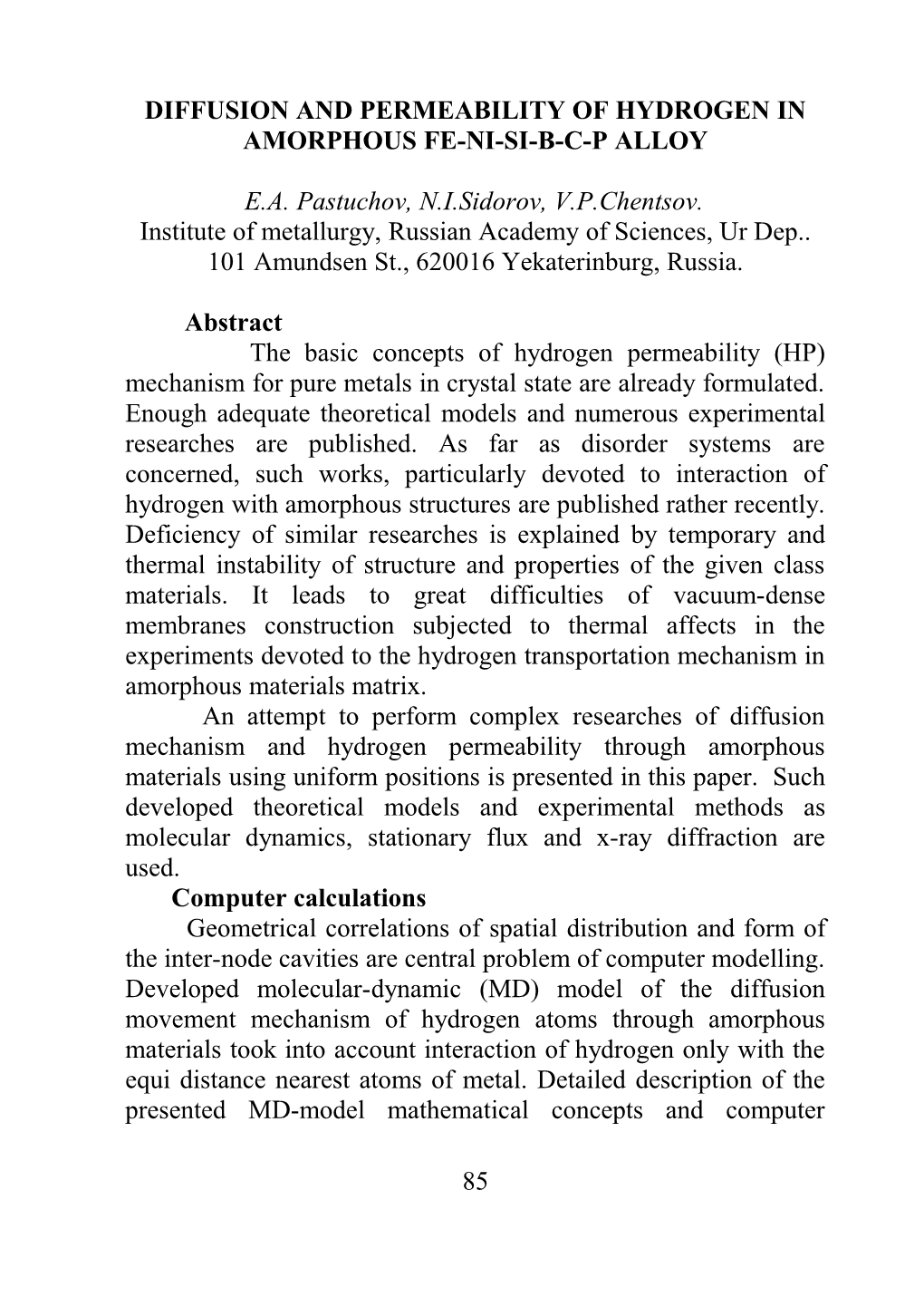 Effects of Deformation And