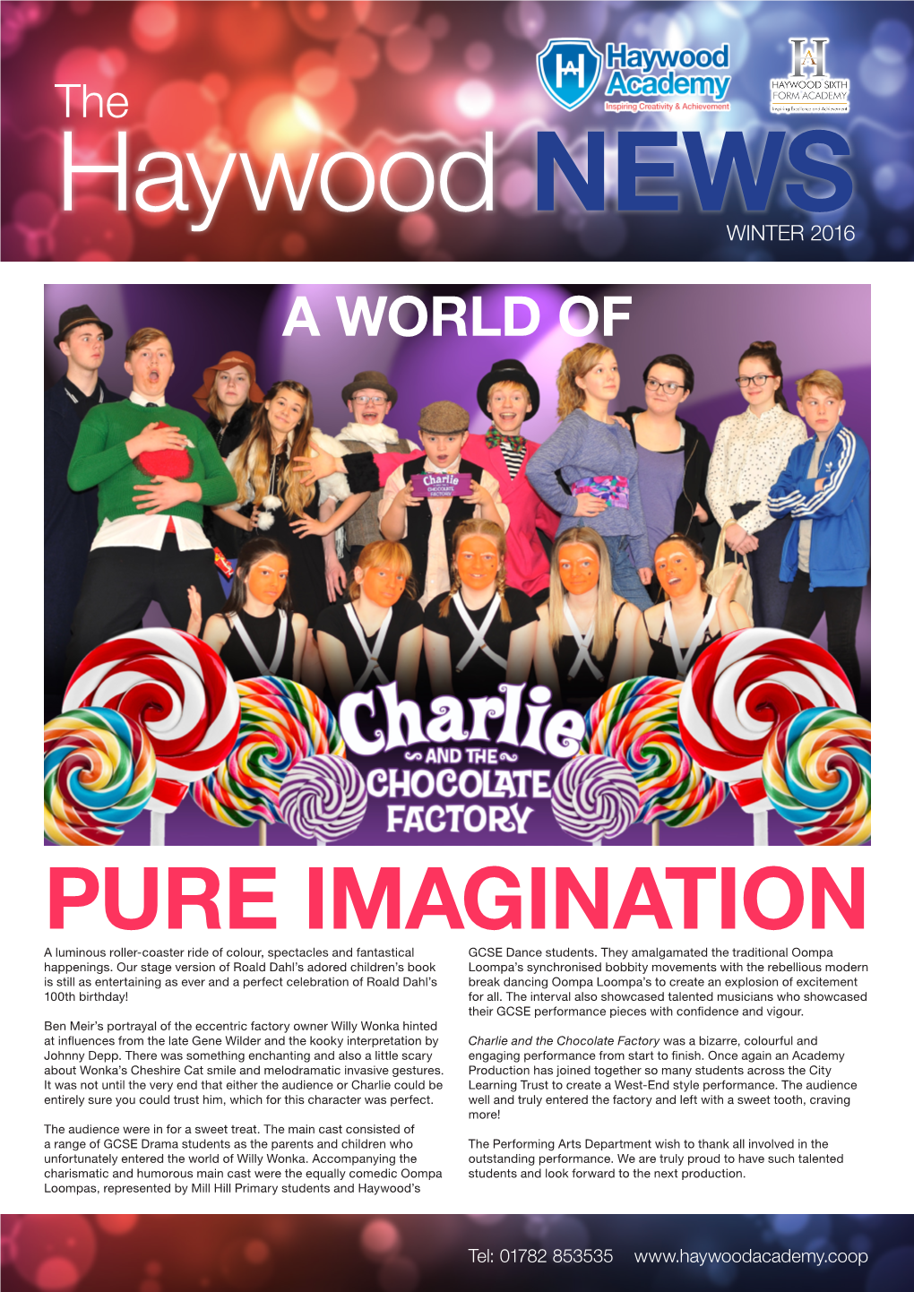 PURE IMAGINATION a Luminous Roller-Coaster Ride of Colour, Spectacles and Fantastical GCSE Dance Students