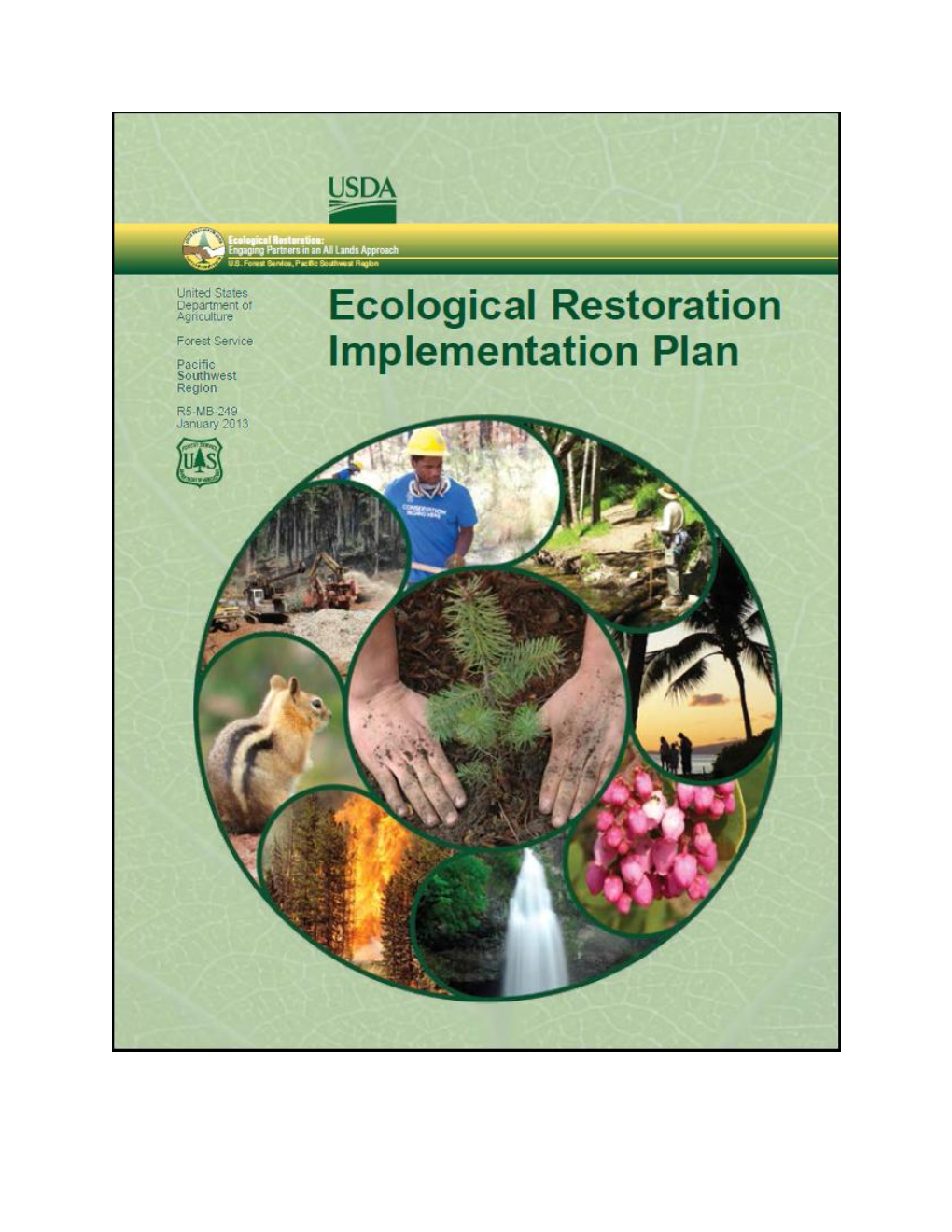 Ecological Restoration Implementation Plan Angeles National Forest Vision Statement 3