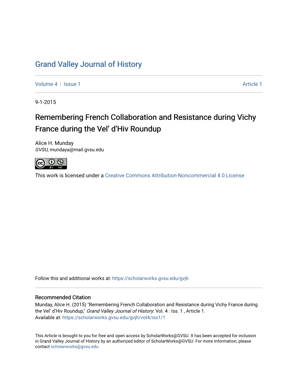 Remembering French Collaboration and Resistance During Vichy France During the Vel’ D’Hiv Roundup