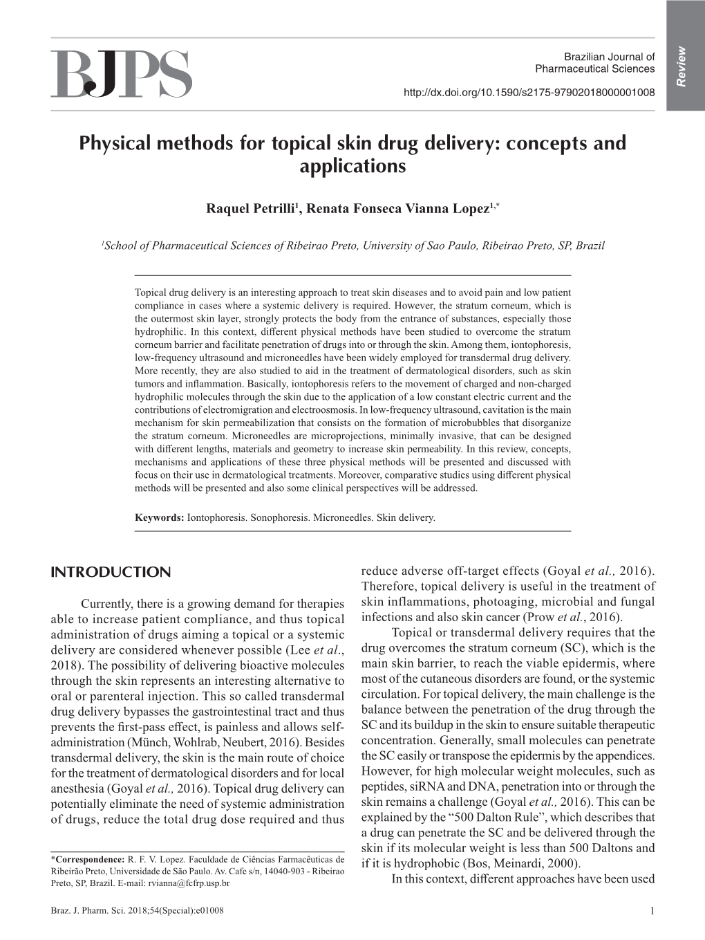 Physical Methods for Topical Skin Drug Delivery: Concepts and Applications