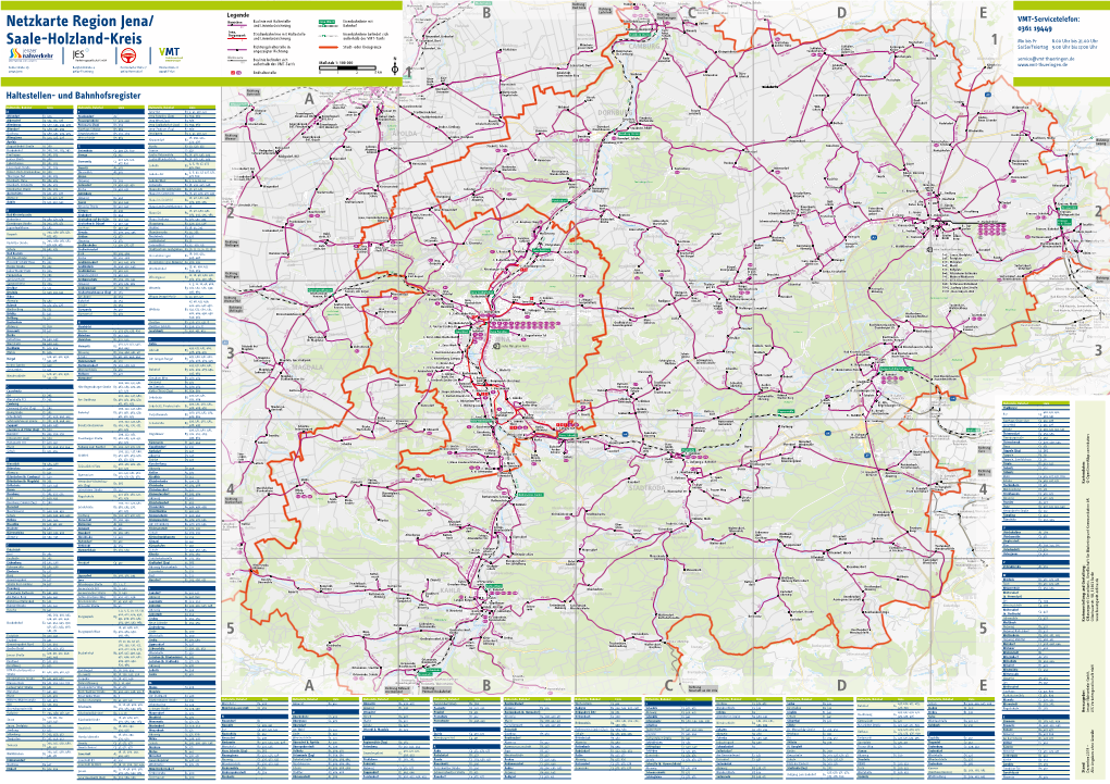 Saale-Holzland-Kreis 249 Nauendorf Pfuhlsborn München- 0 444 Auf Der Höhe Böhlitz Schkölen, 1 Richtungshaltestelle in Stadt- Oder Kreisgrenze Nauendorf, Str