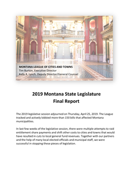 Final 2019 Legislative Report