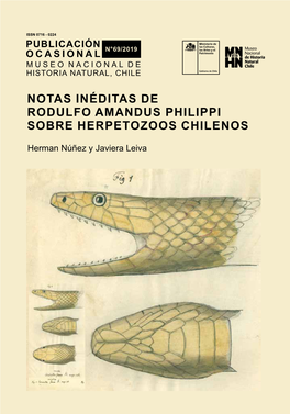 Notas Inéditas De Rodulfo Amandus Philippi Sobre Herpetozoos Chilenos