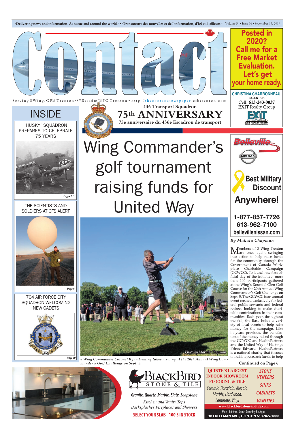 Wing Commander's Golf Tournament Raising Funds for United