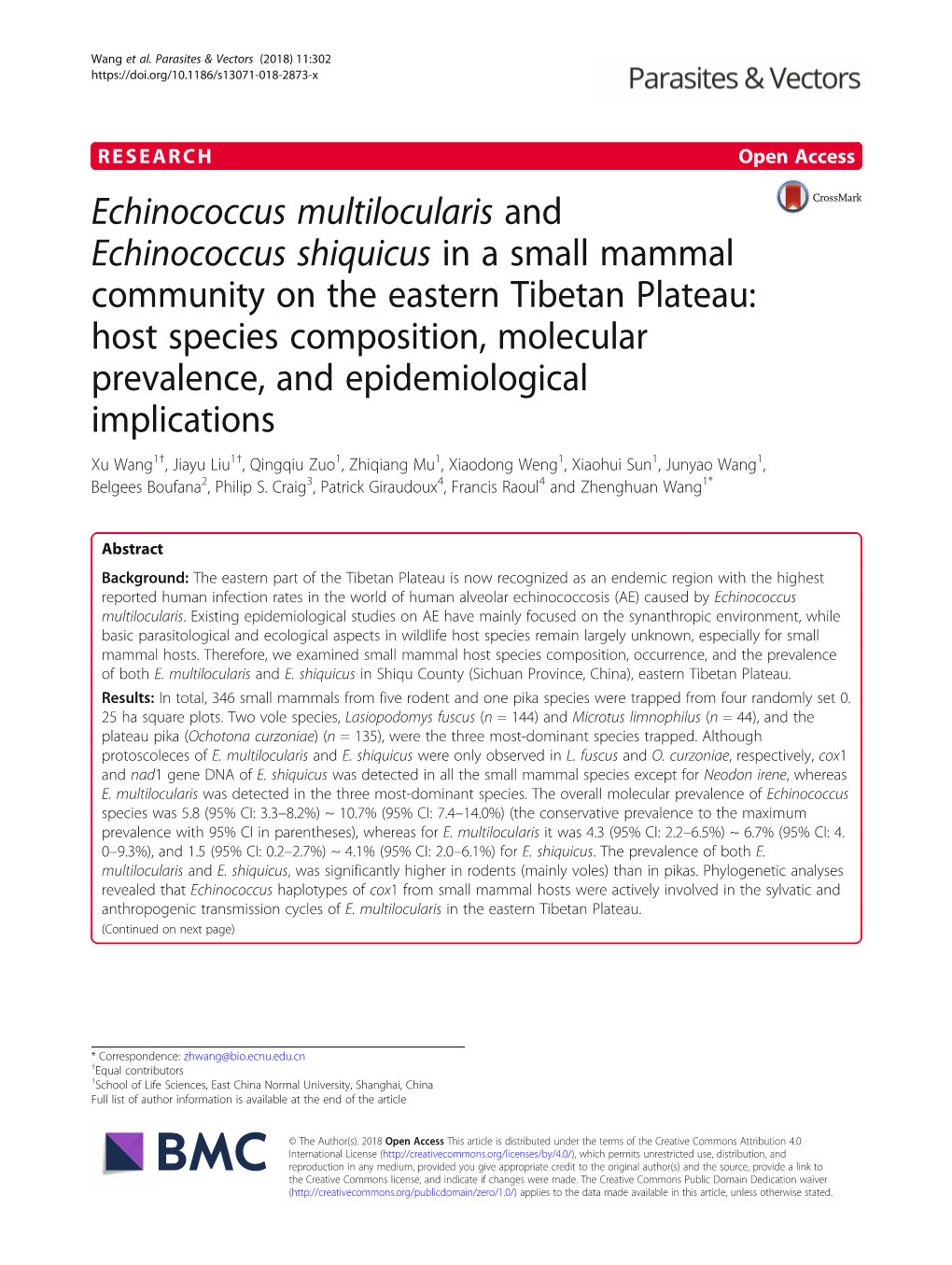 Echinococcus Multilocularis