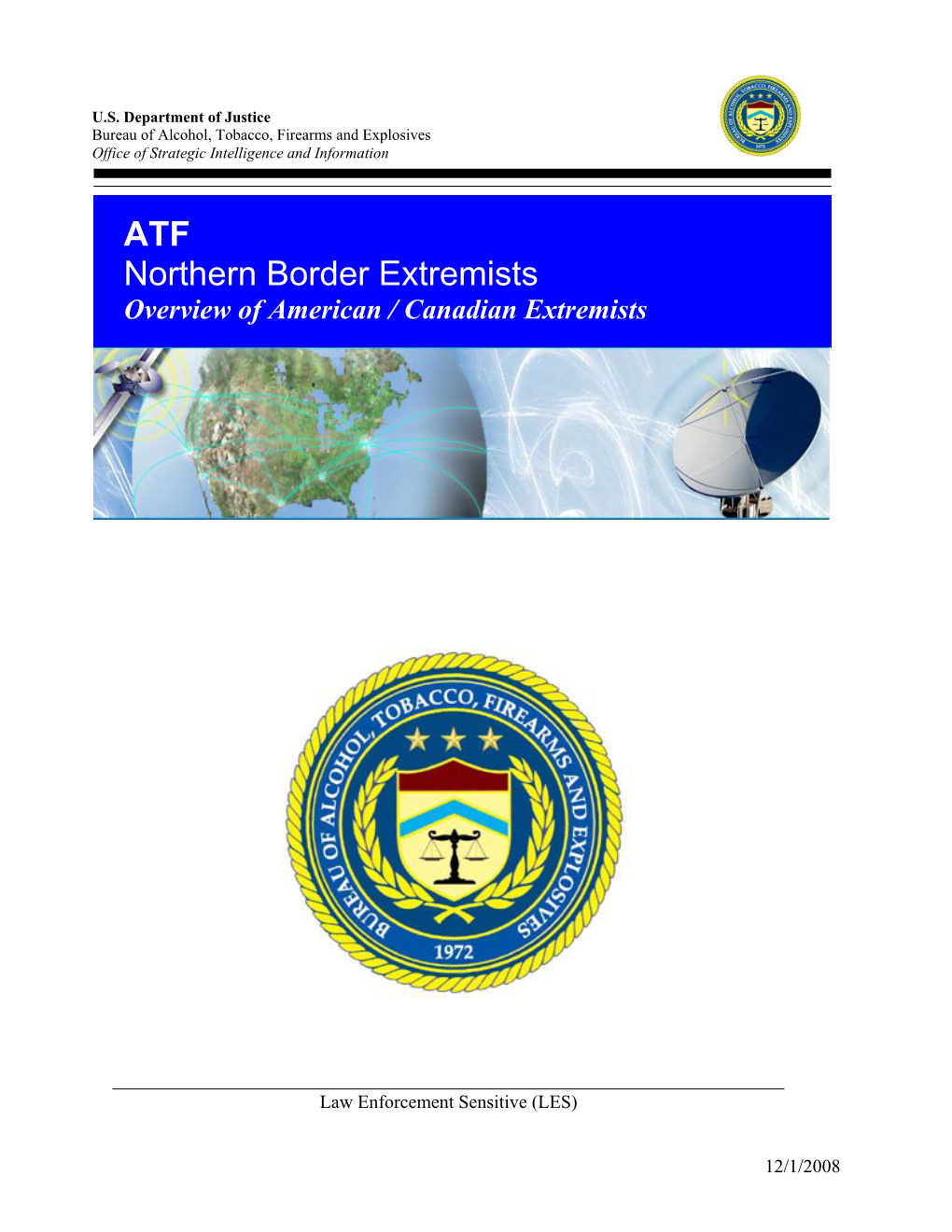 ATF Northern Border Extremists