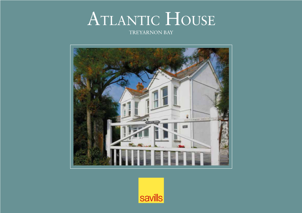 Atlantic House TREYARNON BAY Frontline Treyarnon Bay